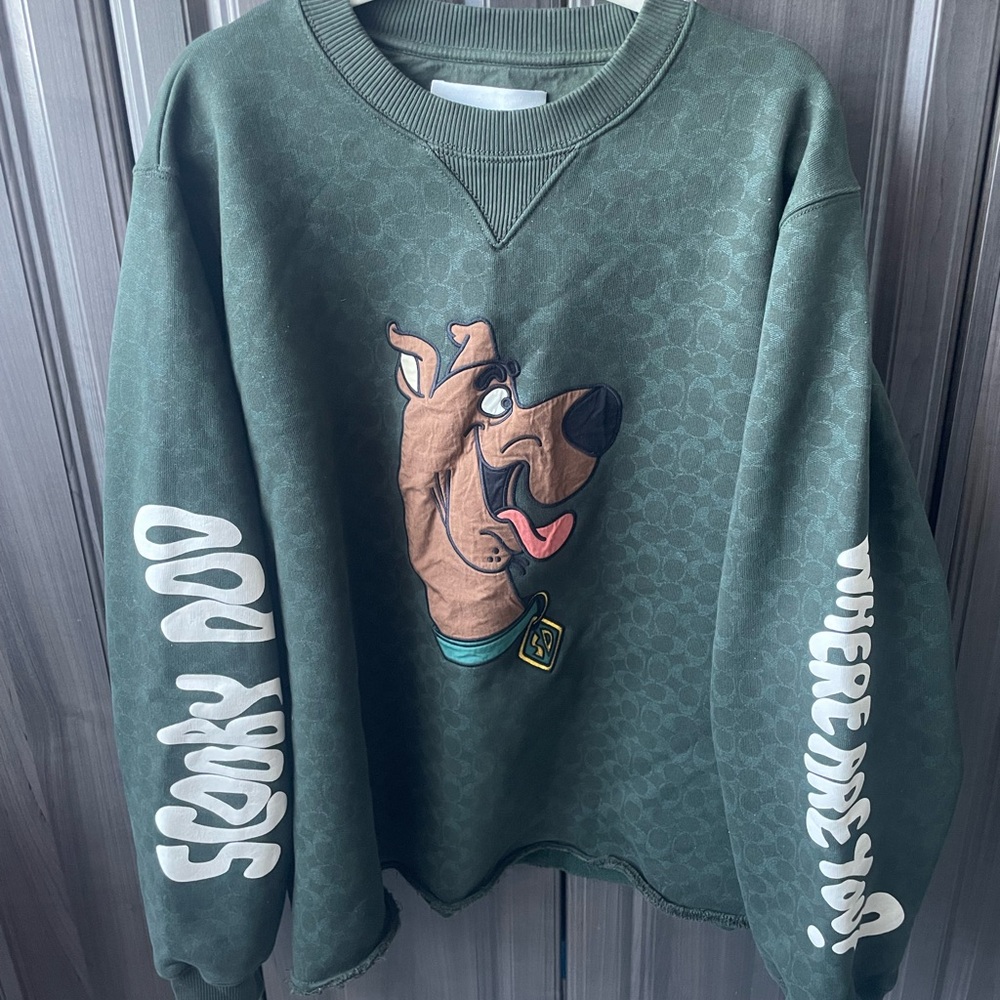 Scooby-Doo Coach Crewneck Cropped